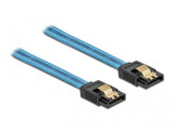 DeLOCK 82130 SATA-kabel 0,5 m SATA 7-pin Blå