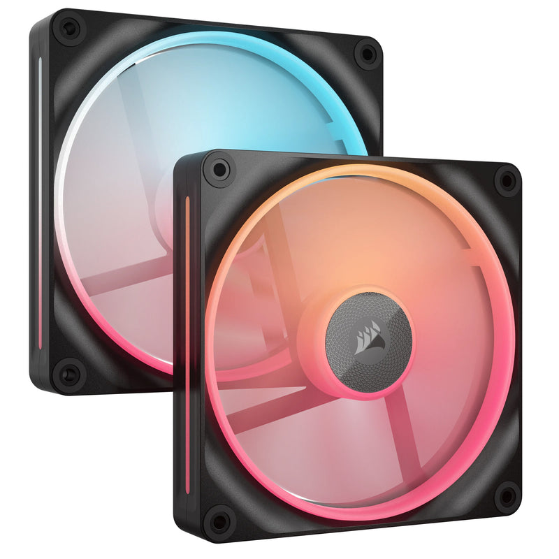 Corsair iCUE LINK LX140-R RGB Computerkabinet Ventilator 14 cm Sort 2 stk