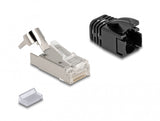 DeLOCK 67017 kabelsamler RJ45 Sort, Sølv