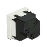 DeLOCK 81422 stikkontakt CEE 7/3 Hvid