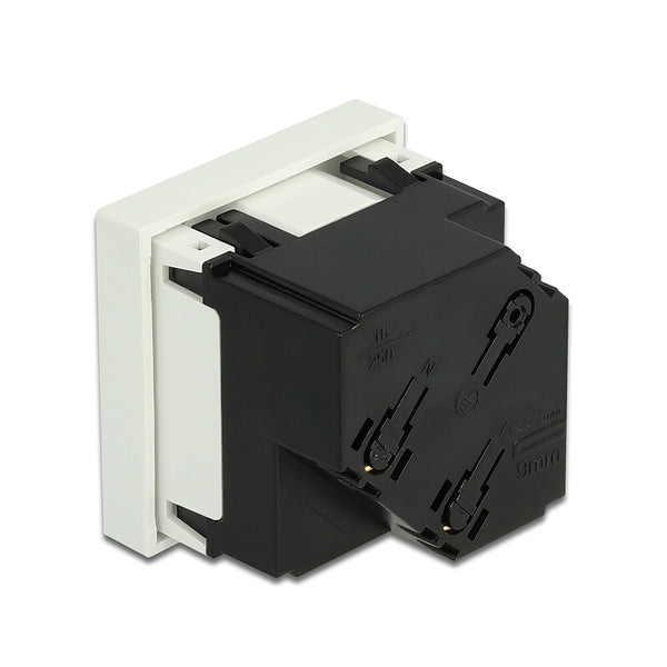 DeLOCK 81422 stikkontakt CEE 7/3 Hvid