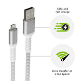 dbramante1928 re-charge - BRD Kabel - 2.5m USB-A til Lightning - W