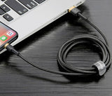 Baseus CALKLF-BV1 Lightning kabel 1 m Sort