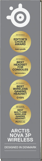 Steelseries Arctis Nova 3P Headset Trådløs Musik/hverdag Bluetooth Turkisfarve