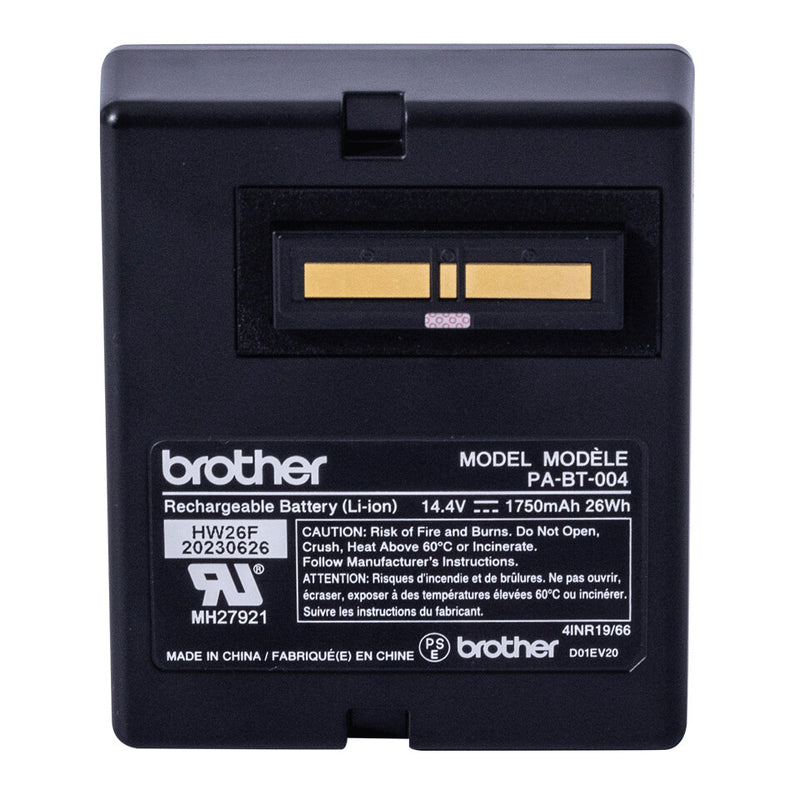 Brother PA-BT-004 Printer-/scanner-reservedel og -tilbehør Batteri 1 stk