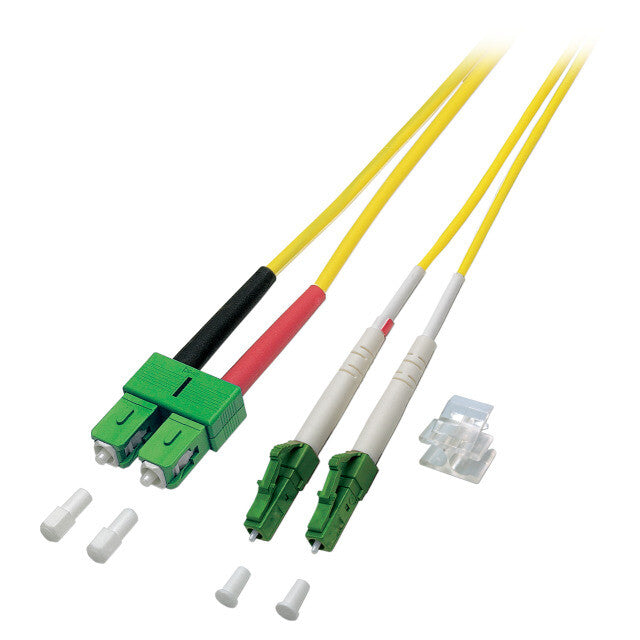 EFB Elektronik O0387.10 InfiniBand og fiberoptisk kabel 10 m LC SC Gul