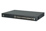 LevelOne XQS-3126 netværksswitch Administreret L3 Sort