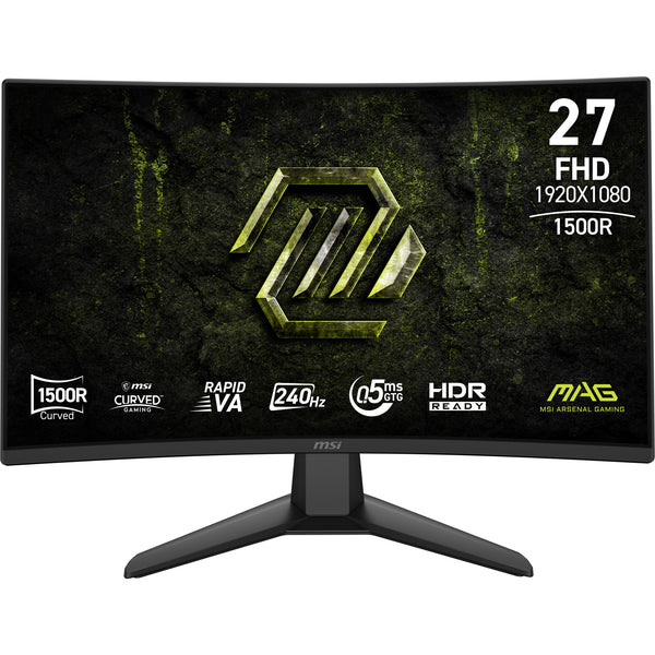 MSI MAG 274CF X24 computerskærm 68,6 cm (27") 1920 x 1080 pixel Fuld HD Sort