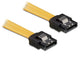 DeLOCK 0.7m SATA Cable SATA-kabel 0,7 m Gul