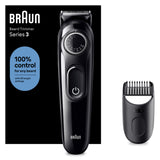 Braun BeardTrimmer 3 BT3400 skæg trimmer Batteri 20 1 cm Sort