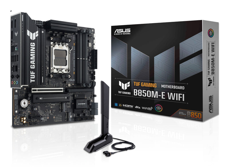 ASUS TUF GAMING B850M-E WIFI AMD B850 Sokkel AM5 micro ATX