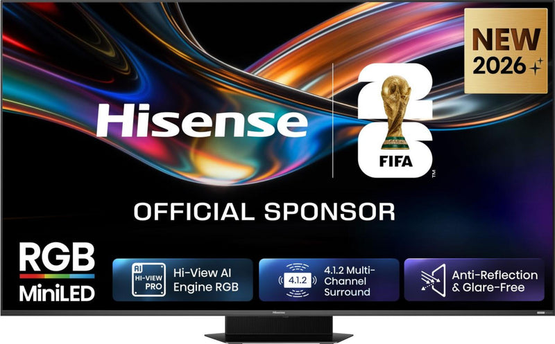 Hisense 85UR9DS TV 2,16 m (85") 4K Ultra HD Smart TV Wi-Fi Sort, Grå 5000 cd/m²