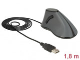 DeLOCK 12527 mus Kontor Højre hånd USB Type-A Optisk 800 dpi