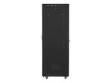 Lanberg FF01-8842-12B stativ 42U Fritstående reol Sort