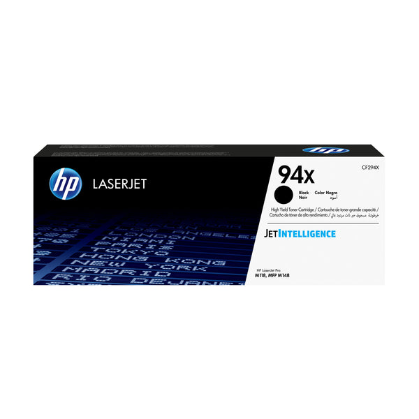 HP 94X Original LaserJet-tonerpatron med høj kapacitet, sort