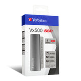 Verbatim Vx500 1 TB USB Type-C 3.2 Gen 2 (3.1 Gen 2) Sølv