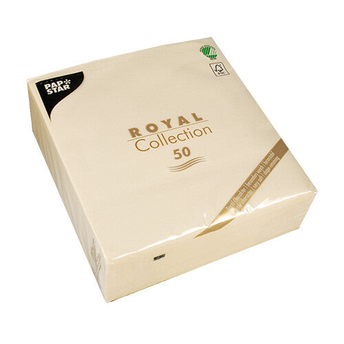 Papstar 11621 serviet Champagne 50 stk