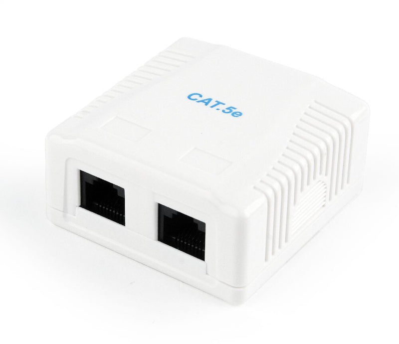 Gembird NCAC-2U5E-01 netværks-splitter Hvid