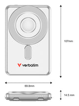Verbatim 32276 powerbank Lithium polymer (LiPo) 5000 mAh Trådløs opladning Sølv