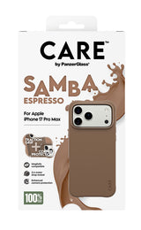 PanzerGlass CARE™ by ® Samba Case Espresso m. MagSafe iPhone 17 Pro Max