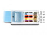 DeLOCK 63353 videokabel adapter 1 m RJ-45 D-Sub (DB-9) Blå