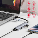 UNITEK H1320AGY01 interface hub USB 3.2 Gen 2 (3.1 Gen 2) Type-A 5000 Mbit/s Grå