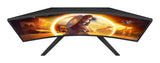 AOC G4 CQ32G4VE computerskærm 80 cm (31.5") 2560 x 1440 pixel Quad HD LCD Sort, Grå