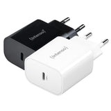 Intenso POWER ADAPTER USB-C/7802012 Universel Hvid Vekselstrøm Hurtig opladning Indendørs