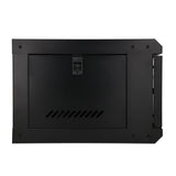 Extralink LITE 4U 530X400 WALL-MOUNTED RACKMOUNT CABINET BLACK Fritstående/væg-/gulvmonteret stativ Sort