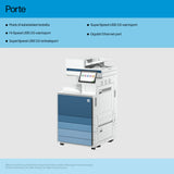 HP LaserJet Enterprise 8601dn Multifunction Sort og hvid Printer, Kun Ethernet; Duplex; Kopimaskine, scanner