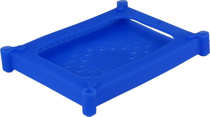 Inter-Tech 88885384 etui til drev Cover Silikone Blå