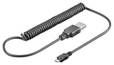 Goobay 62334 USB-kabel USB 2.0 1 m USB A Micro-USB B 0,48 Gbit/sek. Sort
