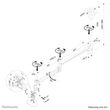 Neomounts FPMA-HAC100 skærmbeslag og -stativer 61 cm (24") Loft Hvid