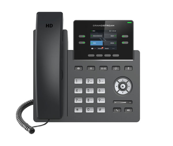 Grandstream Networks GRP2612 IP-telefon Sort 2 Linier