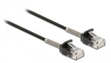 DeLOCK 87014 netværkskabel Sort 0,25 m Cat6a U/UTP (UTP)
