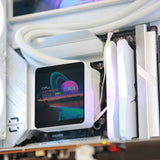 darkFlash DV360S MAX Processor Alt-i-en væskekøler 12 cm Hvid 1 stk