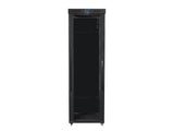 Lanberg FF01-8047-12B stativ 47U Fritstående reol Sort