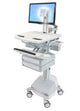 Ergotron StyleView Aluminium, Grå, Hvid Fladt panel Multimedie kurv