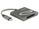 DeLOCK 91746 kortlæser USB 3.2 Gen 1 (3.1 Gen 1) Type-C Anthracit