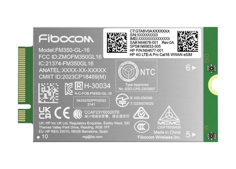 HP 4G LTE-A Pro Cat16 WWAN Intern