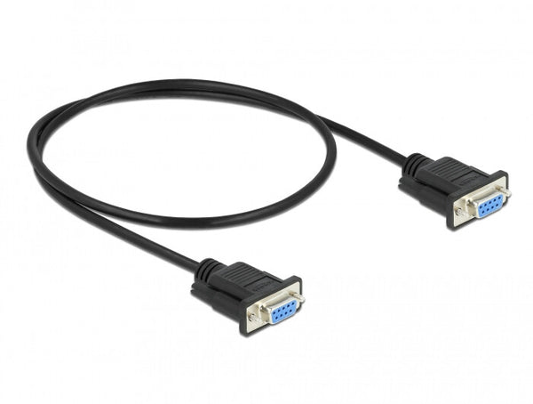 DeLOCK 86614 serielkabel Sort 0,5 m RS-232