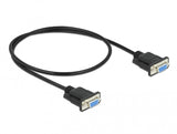 DeLOCK 87308 serielkabel Sort 0,5 m DB-9