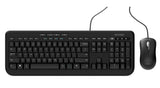 Incase Designed by Microsoft Wired Desktop 600 tastatur Mus inkluderet Universel USB QWERTY Tysk Sort