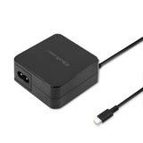 Qoltec 51027 oplader til mobil enhed Mobiltelefon, Laptop Sort Vekselstrøm, DC, USB Indendørs