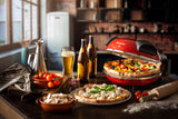 Ariete 0909/10 pizza fremstiller & ovn 1 pizza(er) 1200 W Rød