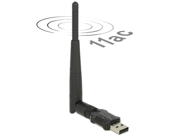DeLOCK 12462 netværkskort WLAN 433 Mbit/s