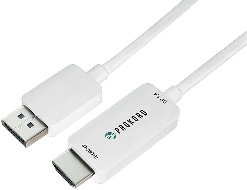 Prokord P-DP2HDR-1.5MW HDMI-kabel 1,5 m HDMI Type A (Standard) Hvid