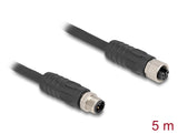 DeLOCK 80522 sensor- & aktuatorkabel 5 m RST M12 Sort