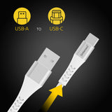 Intenso CABLE USB-A TO USB-C 1.5M/7901102 USB-kabel 1,5 m USB A USB C 0,48 Gbit/sek. 60 W Hvid