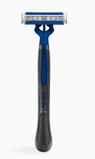 Gillette Blue3 Smooth 7702018541775 herre barbermaskine Sikkerhedsskraber Sort, Blå